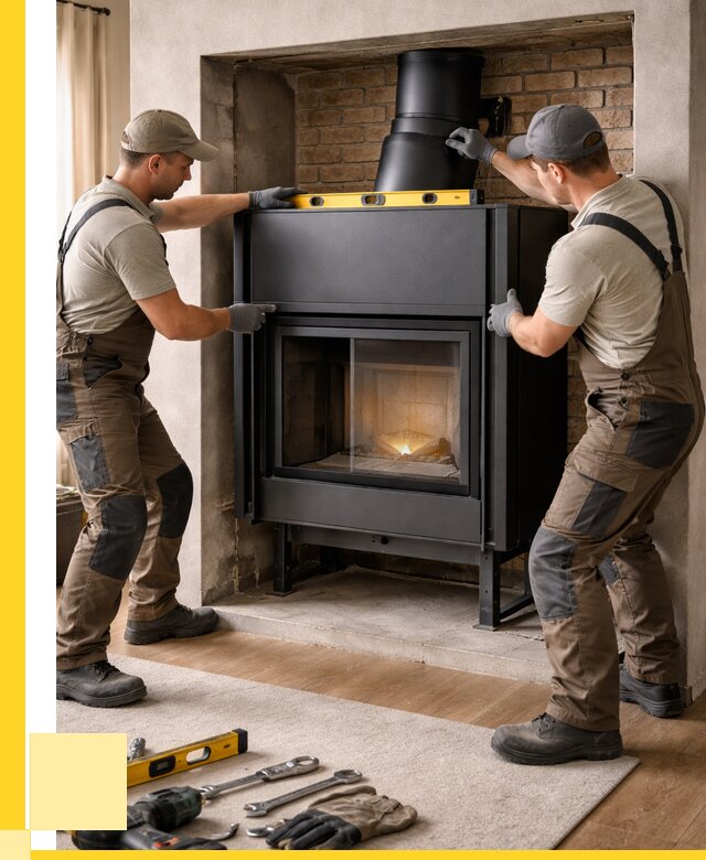 Установка каминных топок в Кимовске под ключ от 18554 р. | ЭриданКмв