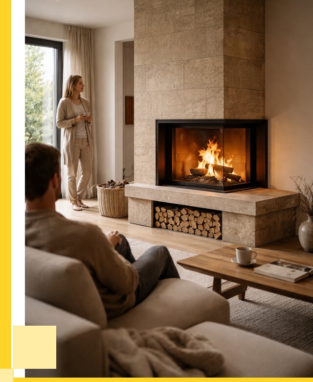 Угловые камины из кирпича установка в Кимовске от 154620 р. ЭриданКмв