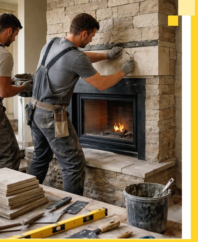 Проектирование и установка открытых каминов в Кимовске