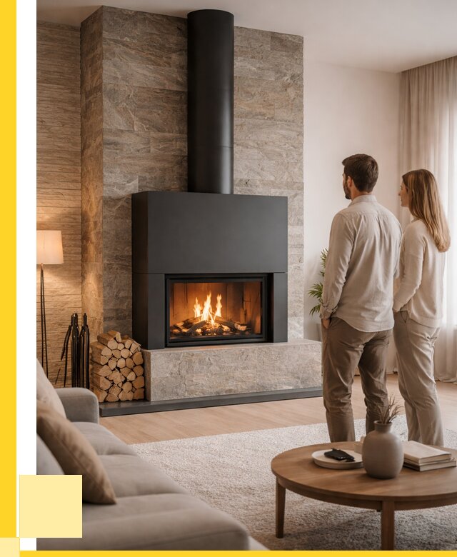 Закрытые камины под ключ в Кимовске от 123696 р., ЭриданКмв