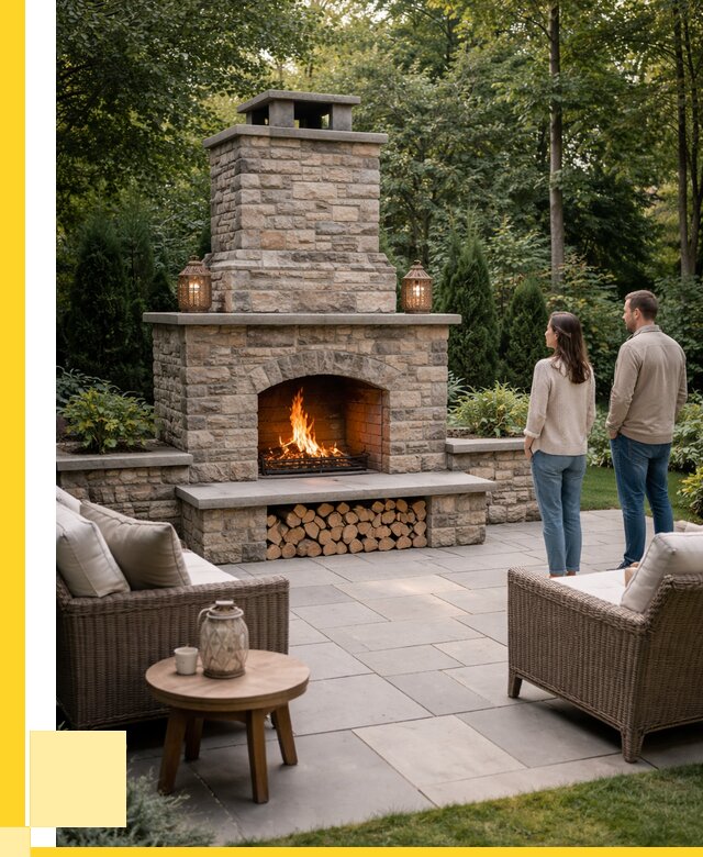 Уличные камины из кирпича в Кимовске от 154620 р. | ЭриданКмв