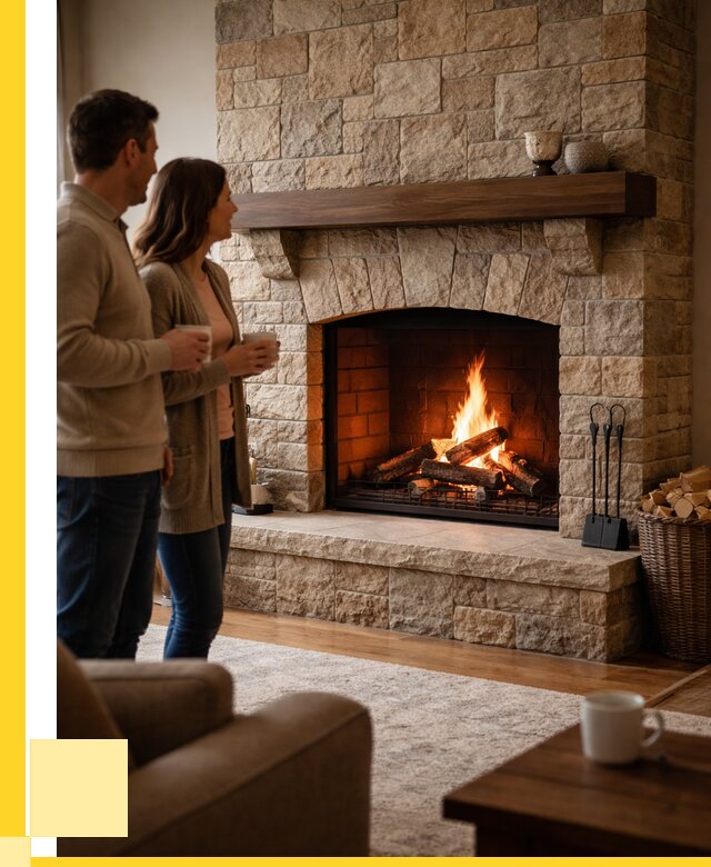 Каменные камины на заказ в Кимовске от 185544 р. | ЭриданКмв