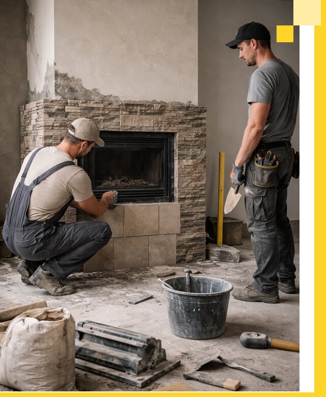 Камины под ключ в Кимовске: проект, изготовление и монтаж