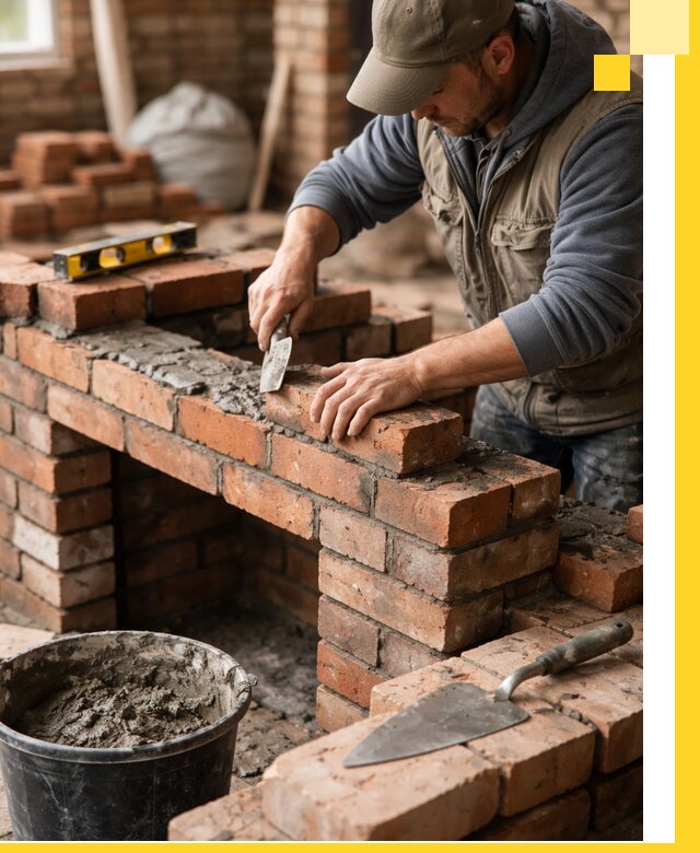 Кладка каминов под ключ в Кимовске профессиональная отделка и монтаж