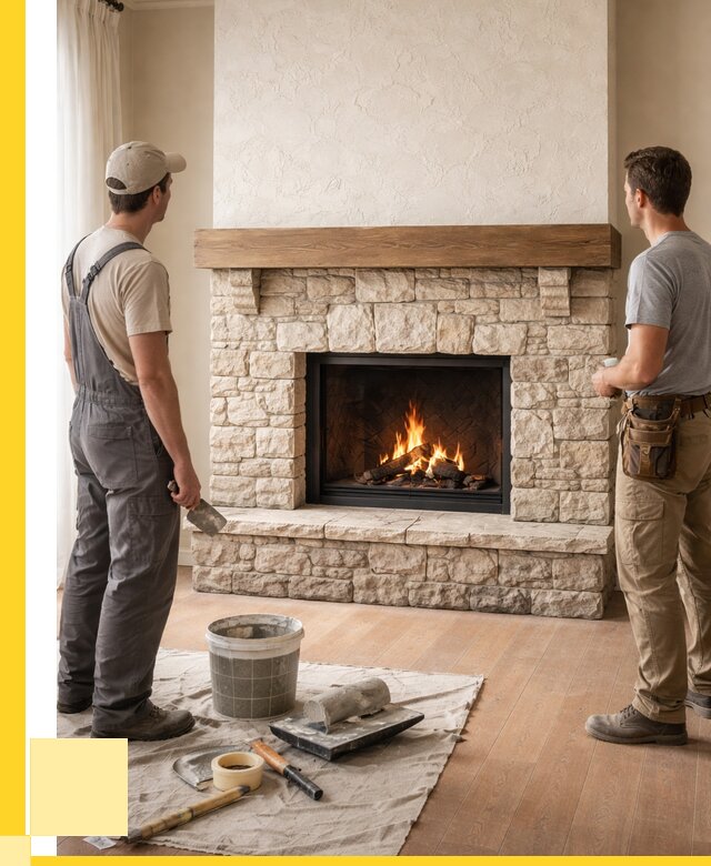 Отделка каминов в Кимовске от 6700 р. под ключ | ЭриданКмв