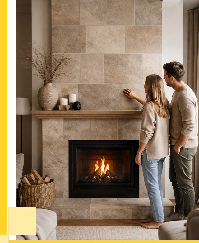 Облицовка каминов керамогранитом в Кимовске от 4639 р. | ЭриданКмв