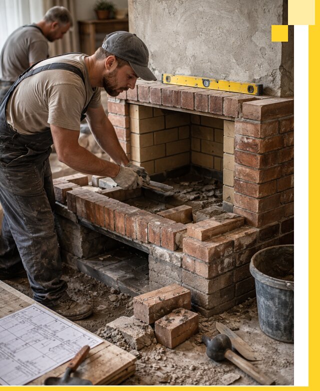 Изготовление и установка каминопечей под ключ в Кимовске