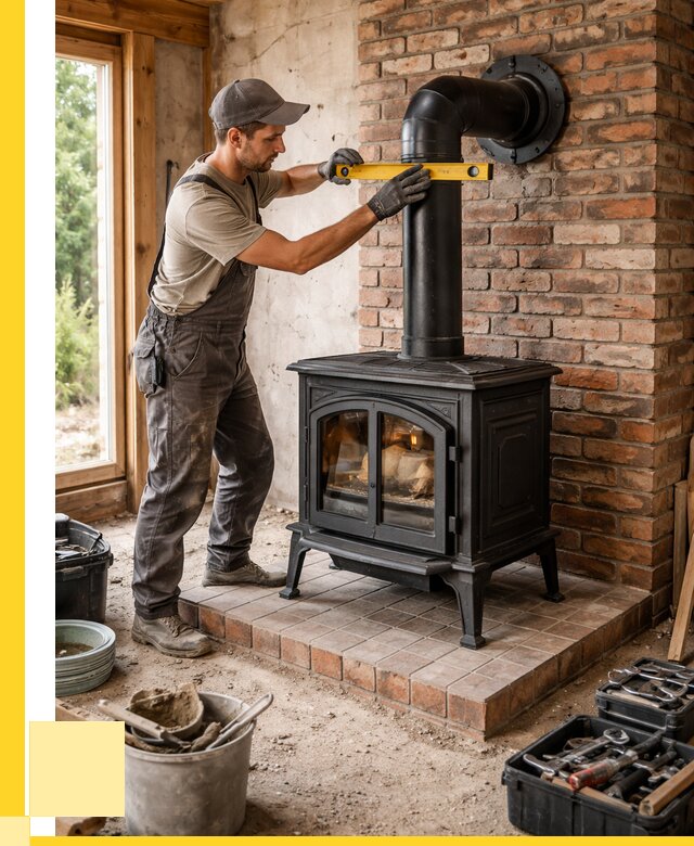 Монтаж печей установка банной печи в Кимовске от 15462 р. | ЭриданКмв