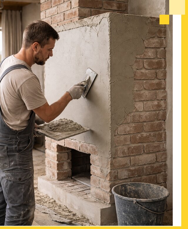 Отделка печей и облицовка каминов в Кимовске под ключ