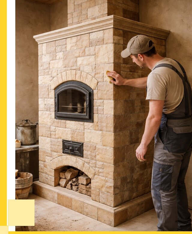 Облицовка печей в Кимовске от 4639 р. под ключ | ЭриданКмв