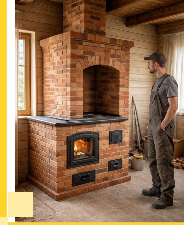 Кирпичные печи в Кимовске: купить от 154620 р. | ЭриданКмв