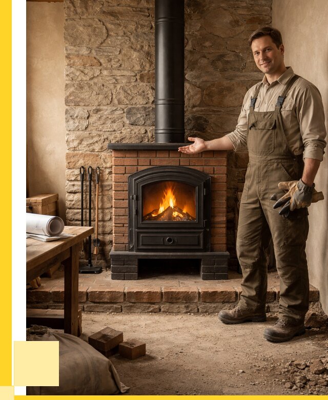 Печи отопительные из кирпича в Кимовске от 82464 р., ЭриданКмв