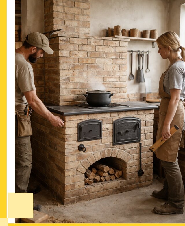 Варочно отопительные печи в Кимовске от 92772 р. | ЭриданКмв