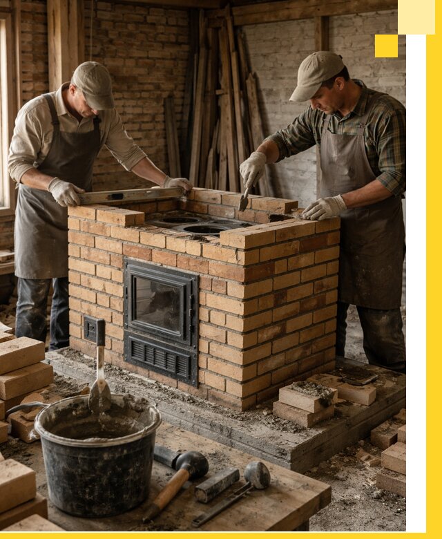 Изготовление и установка варочных печей под ключ в Кимовске