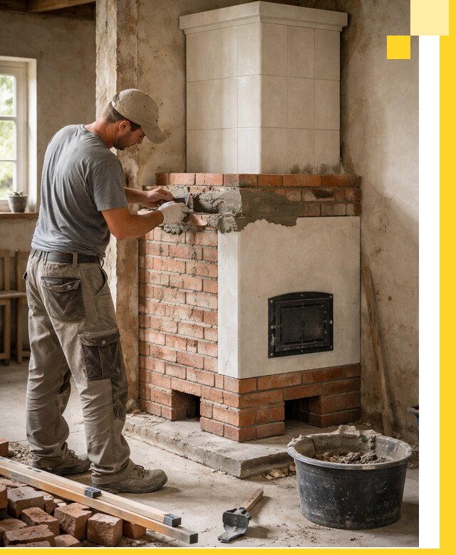 Изготовление и установка печей-голландок под ключ в Кимовске