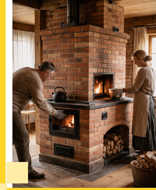 Печи для загородного дома под ключ в Кимовске от 82464 р. | ЭриданКмв