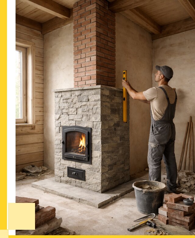 Печи и дымоходы под ключ в Кимовске от 46386 р., ЭриданКмв