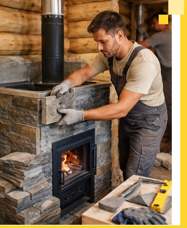 Печи для бани под ключ в Кимовске: изготовление и монтаж