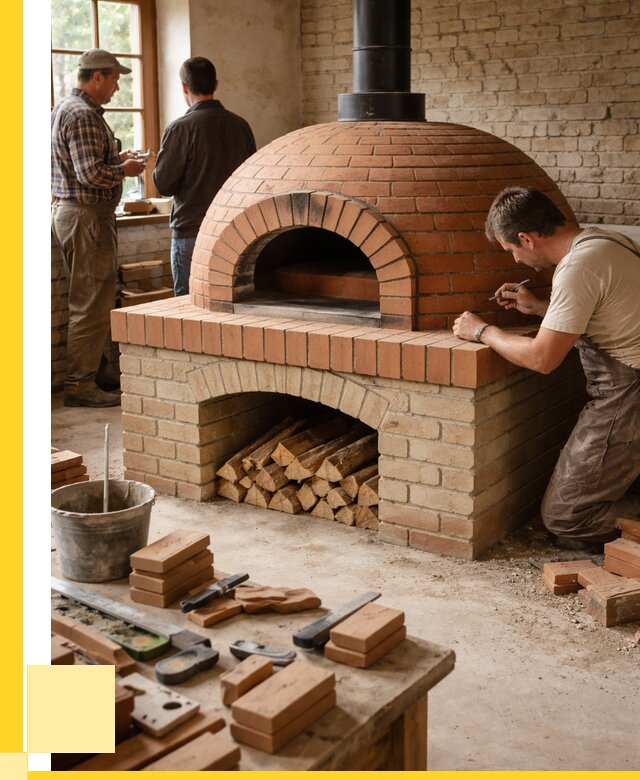 Помпейская печь дровяная для пиццы в Кимовске | ЭриданКмв от 206160 р.