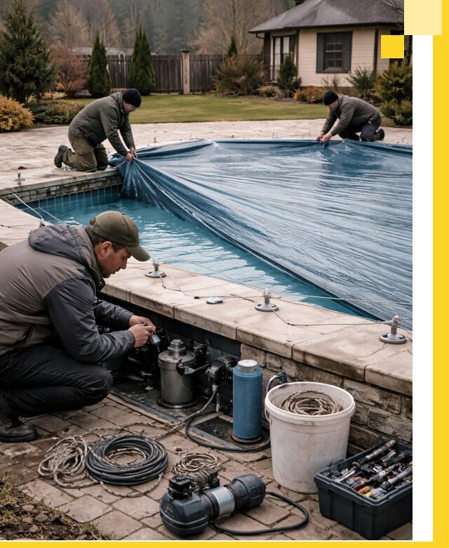 Консервация бассейнов в Кимовске: подготовка к длительному хранению