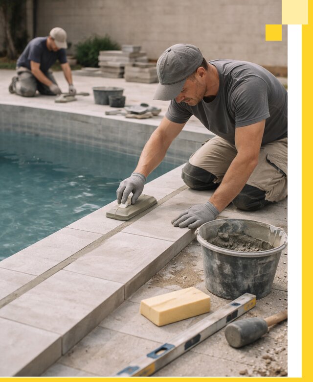 Отделка бассейнов в Кимовске: декоративная отделка и гидроизоляция