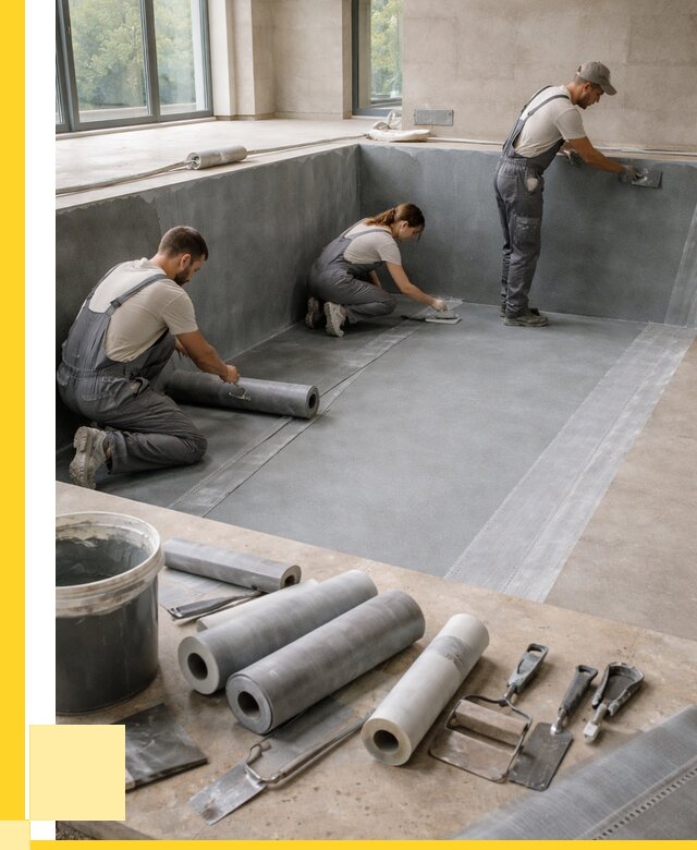 Гидроизоляция бассейнов в Кимовске от 2062 р., ЭриданКмв