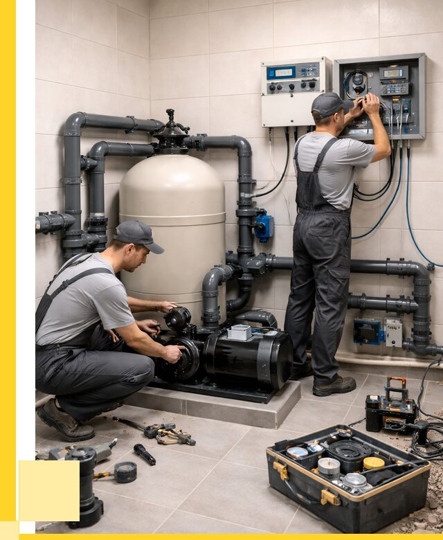 Монтаж оборудования для бассейнов в Кимовске от 41232 р. | ЭриданКмв