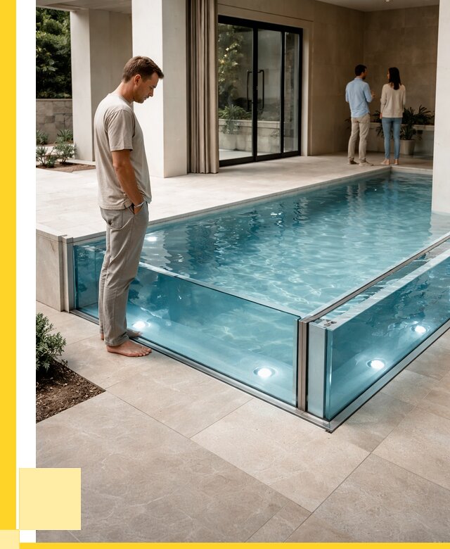 Стеклянные бассейны в Кимовске от 1236960 р. | ЭриданКмв — мозаика