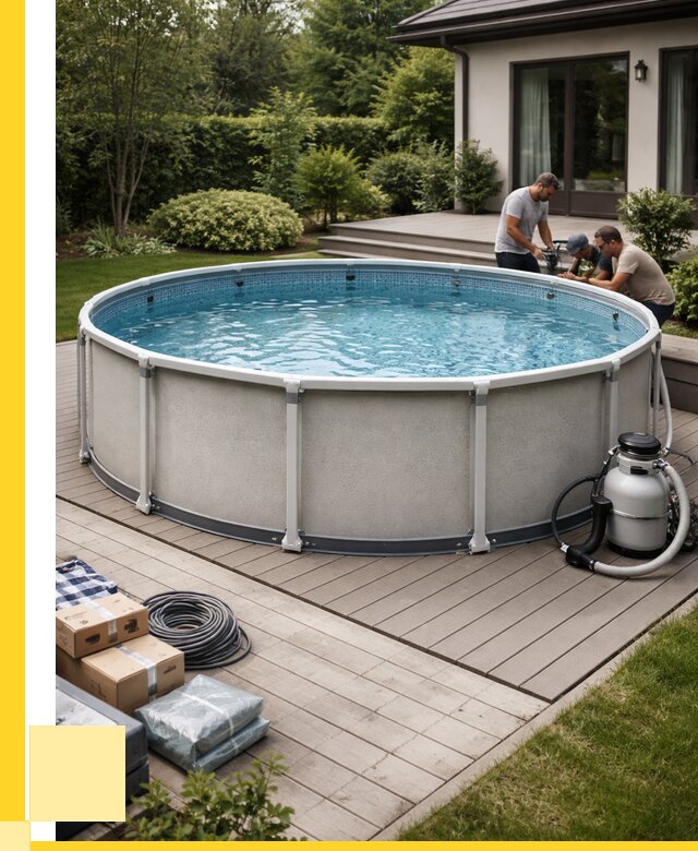 Купить каркасные бассейны в Кимовске от 46386 р. | ЭриданКмв