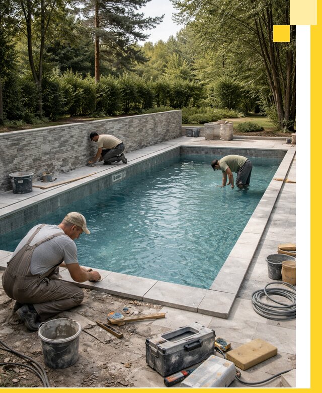 Проектирование и строительство частных бассейнов в Кимовске