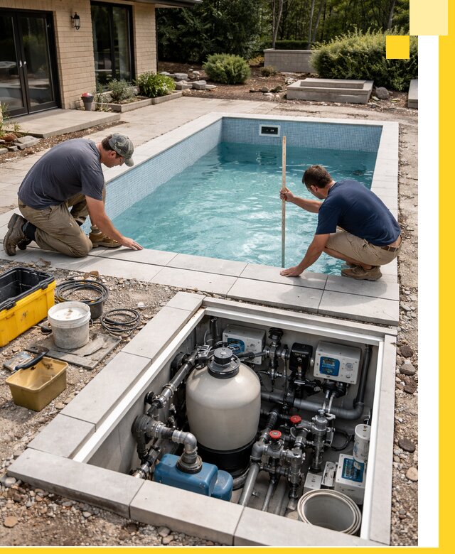 Строительство качественных домашних бассейнов под ключ в Кимовске