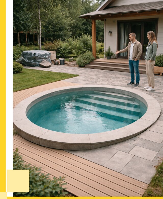 Бассейн на даче под ключ в Кимовске от 206160 р., ЭриданКмв