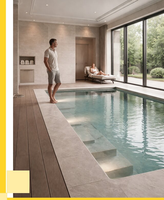 Бассейны в коттедже под ключ в Кимовске от 1236960 р. | ЭриданКмв