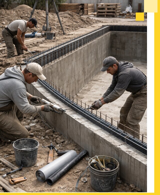 Качественный монтаж чаши бассейна в Кимовске под ключ с гарантией