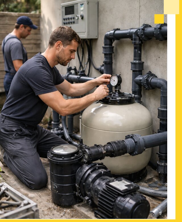 Поставка и монтаж фильтровального оборудования для бассейнов в Кимовске