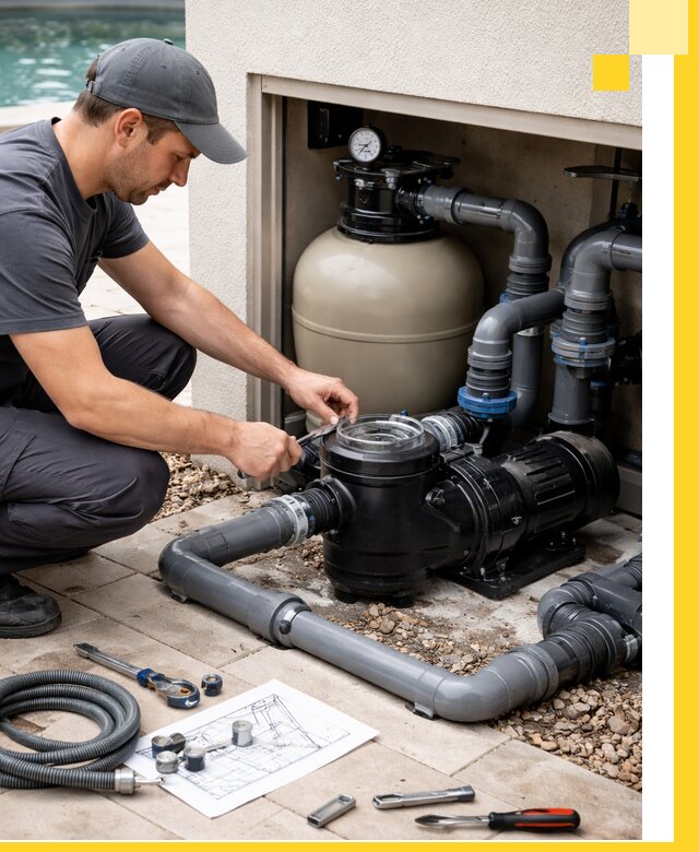 Поставка, монтаж и сервис насосов для бассейнов в Кимовске