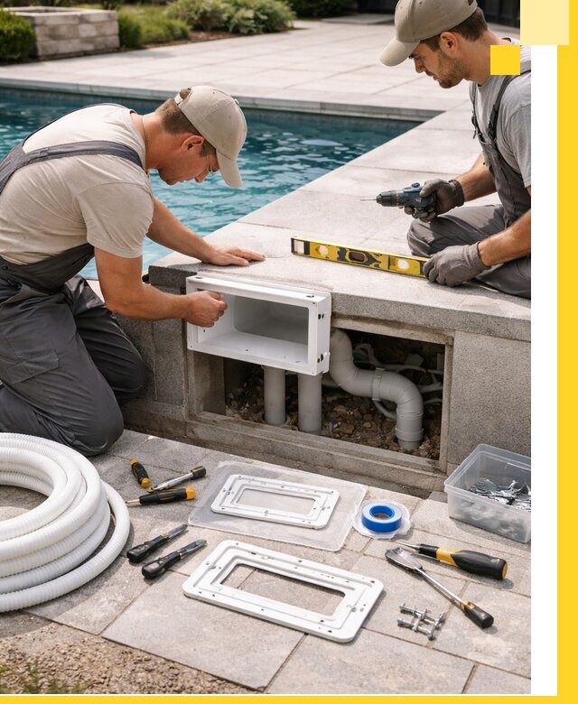 Поставка и установка скиммеров для бассейнов в Кимовске