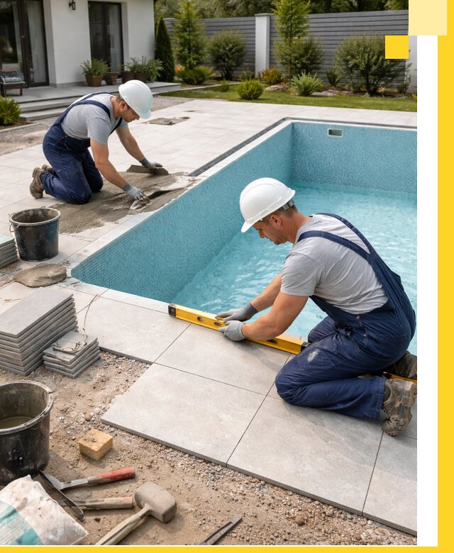 Строительство и монтаж плавательных бассейнов под ключ в Кимовске