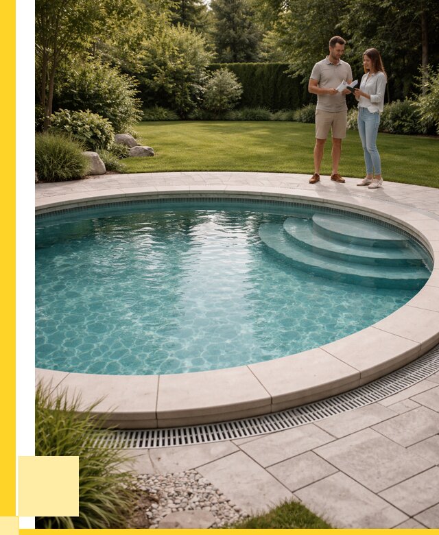 Круглые каркасные бассейны купить в Кимовске от 257700 р. | ЭриданКмв