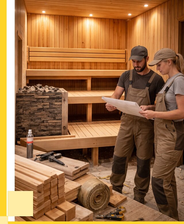 Строительство саун в Кимовске под ключ от 257700 р., ЭриданКмв