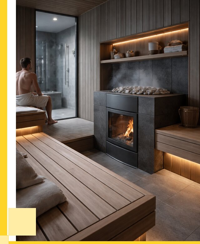 Проект сауны в частном доме в Кимовске от 36078 р. | ЭриданКмв