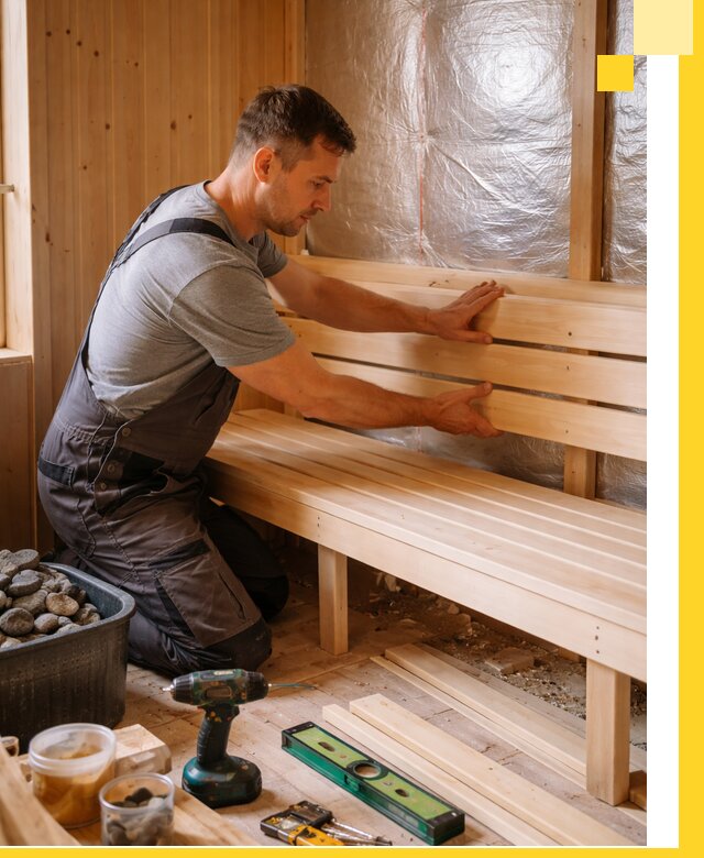 Проектирование, изготовление и монтаж финских саун в Кимовске