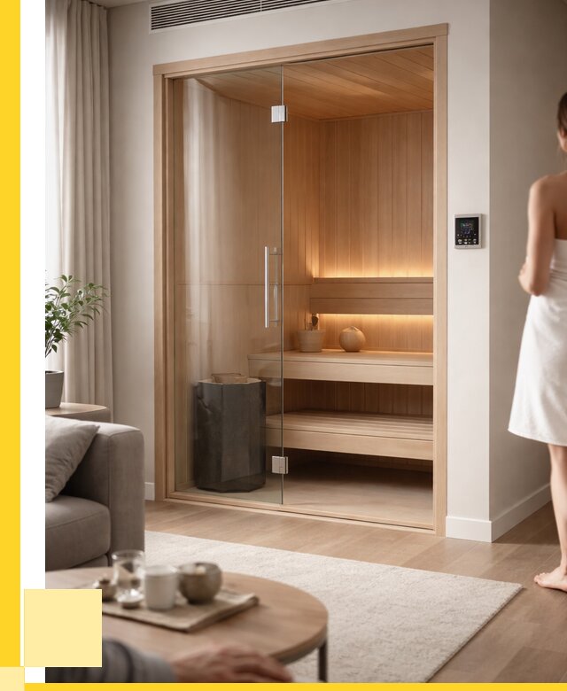 Сауна в квартире под ключ в Кимовске от 123696 р. ЭриданКмв