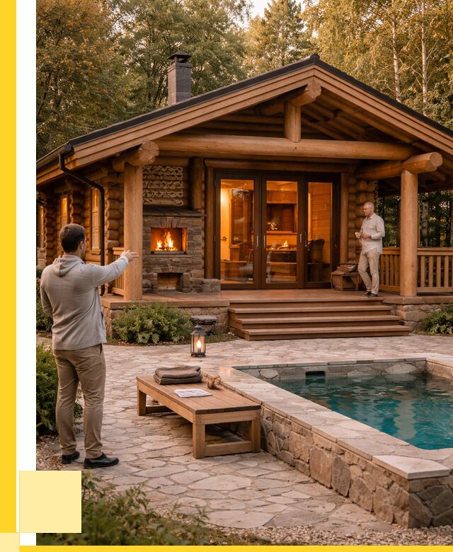 Проекты бань и хамам в Кимовске от 25770 р. | ЭриданКмв