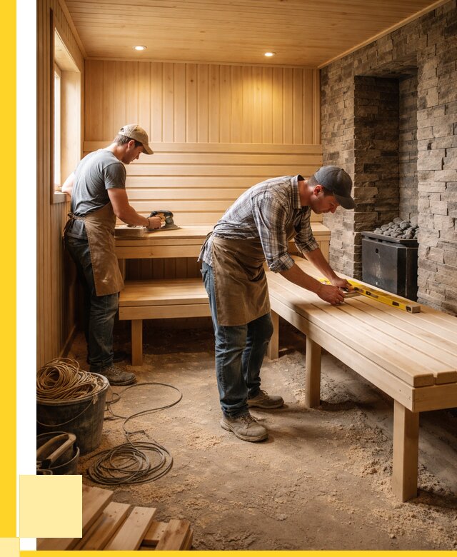 Отделка бани в Кимовске: внутренняя отделка от 3092 р. | ЭриданКмв