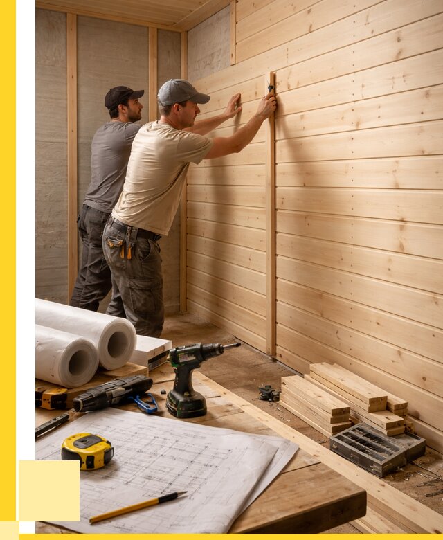 Обшивка бани вагонкой в Кимовске от 1237 р., ЭриданКмв