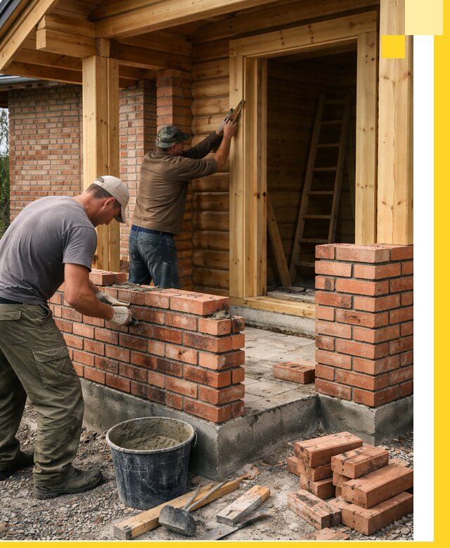 Строительство кирпичных бань под ключ в Кимовске с гарантией качества