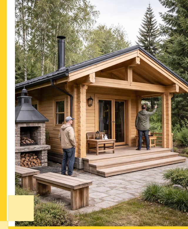 Деревянные бани под ключ в Кимовске от 463860 р. | ЭриданКмв