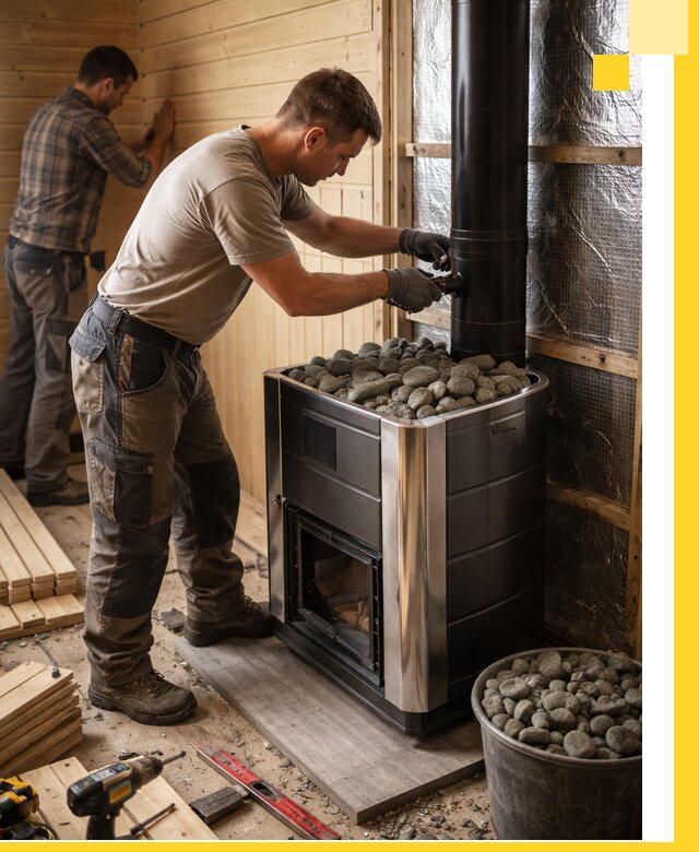 Проектирование и строительство парилок для бани в Кимовске под ключ