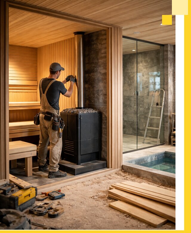 Полное строительство банных комплексов под ключ в Кимовске